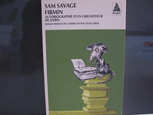 FIRMIN, de Sam Savage | portada del libro