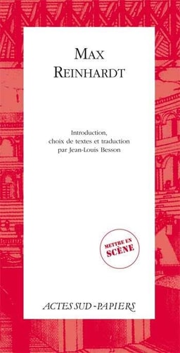 MAX REINHARDT, de Max Reinhardt | portada del libro