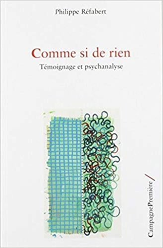 COMME SI DE RIEN, de Philippe Réfabert | portada del libro