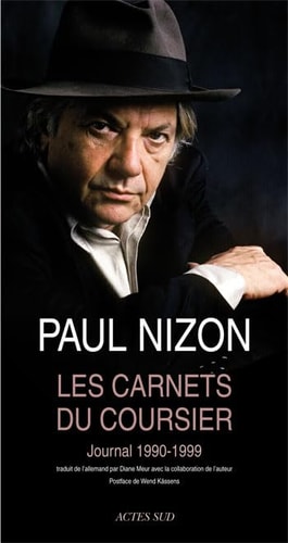 LES CARNETS DU COURSIER, de Paul Nizon | portada del libro