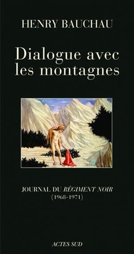 DIALOGUE AVEC LES MONTAGNES, de Bauchau | portada del libro
