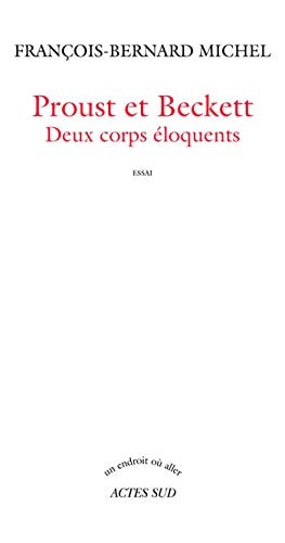 PROUST ET BECKETT, de François-Bernard Michel | portada del libro
