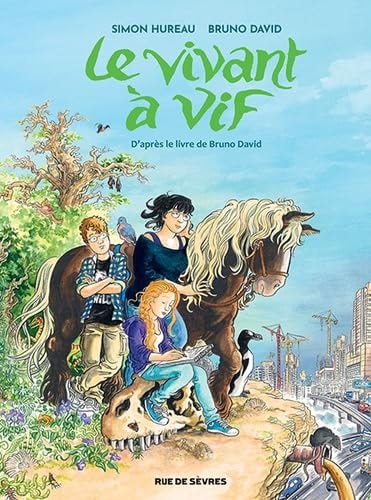 E VIVANT A VIF, de Simon Hureau | portada del libro