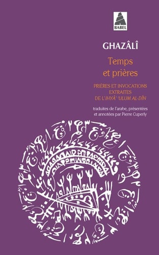 TEMPS ET PRIERES, de Ghazzālī | portada del libro