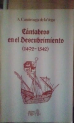 CANTABROS EN EL DESCUBRIMIENTO, de CAMIROAGA DE LA VEGA | portada del libro