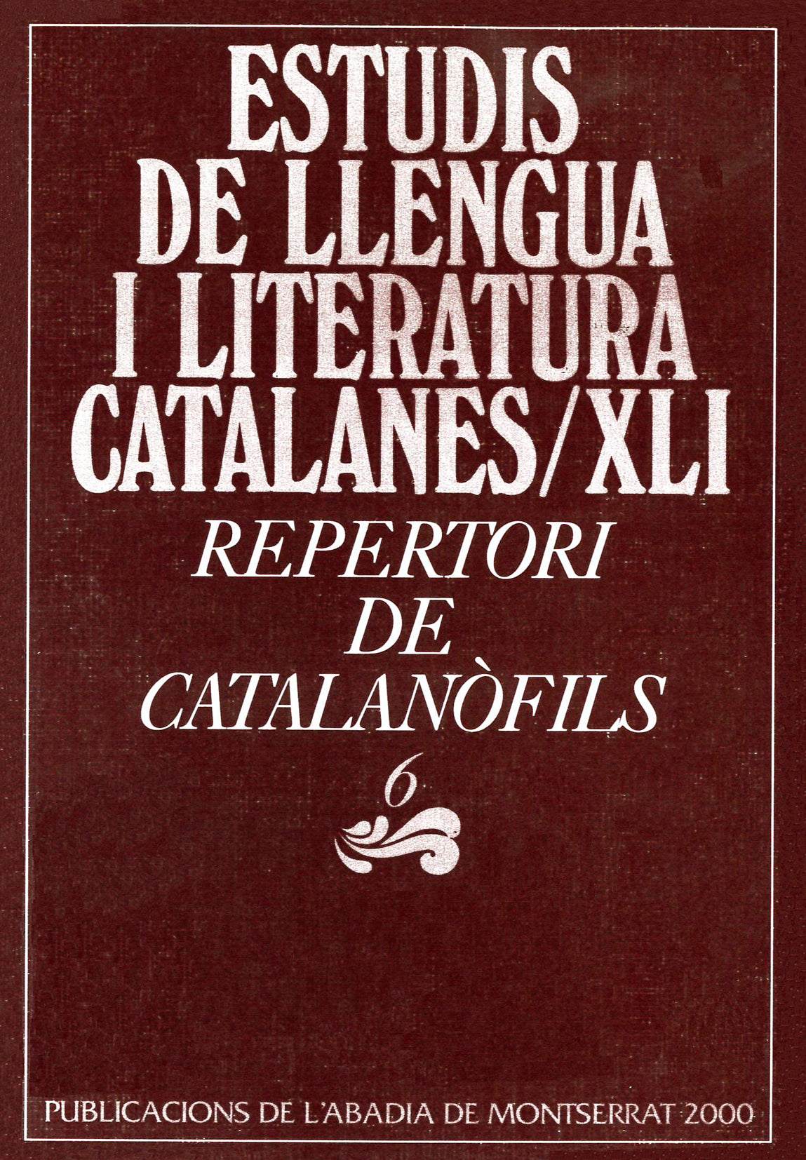 Repertori de catalanòfils, 6, de NURIA MAÑE | portada del libro