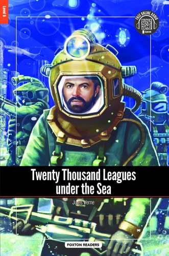 TWENTY THOUSAND LEAGUES UNDER THE SEA, de Jules Verne | portada del libro