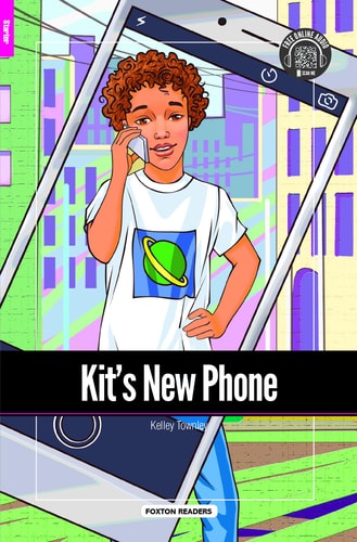 KIT'S NEW PHONE, de Kelley Townley | portada del libro