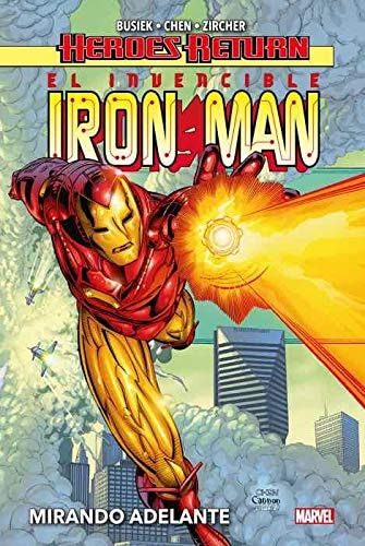 HRT06 INVEN IRON MAN 1 MIRANDO ADELANTE, de MARK WAID | portada del libro