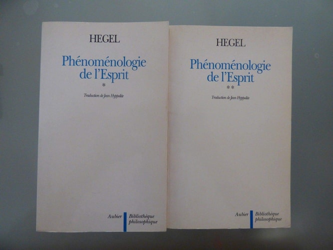 LA PHENOMENOLOGIE DE L'ESPRIT V2, de Hegel | portada del libro