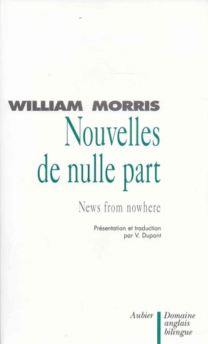 NOUVELLES DE NULLE PART, de William Morris | portada del libro