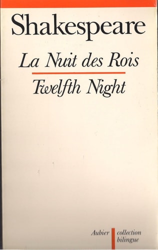 LA NUIT DES ROIS, de William Shakespeare | portada del libro