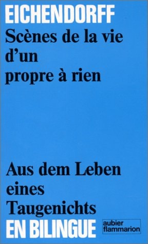 SCENES VIE PROPRE A RIEN, de Eichendorff | portada del libro