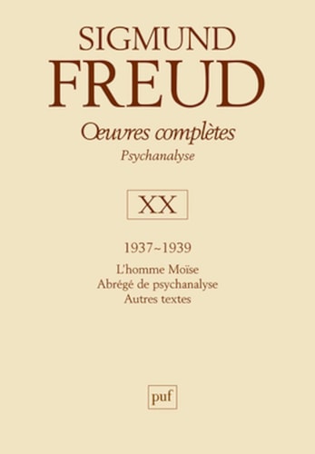 EUVRES COMPLETES T.20 (1937-1939), de Sigmund Freud | portada del libro
