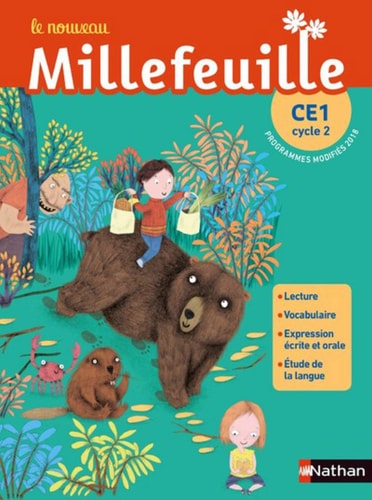 LE NOUVEAU MILLEFEUILLE CE1 CYCLE 2, de Christian Demongin | portada del libro