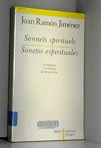 SONNETS SPIRITUELS, de Juan Ramón Jiménez | portada del libro