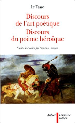DISCOURS ART POETIQUE, de Le Tasse | portada del libro