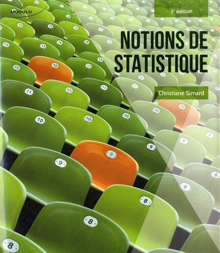 OTIONS DE STATISTIQUES, de Christiane Simard | portada del libro