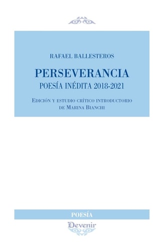 PERSEVERANCIA, de BALLESTEROS | portada del libro