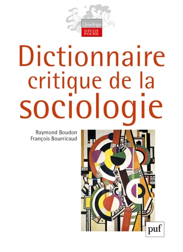 Dictionnaire critique de la sociologie, de Raymond Boudon | portada del libro