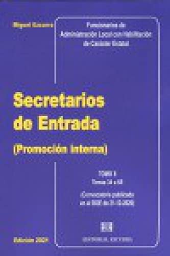 SECRETARIOS DE ENTRADA (PROMOCION INTERNA) 2 VOL. 2021, de EZCURRA | portada del libro