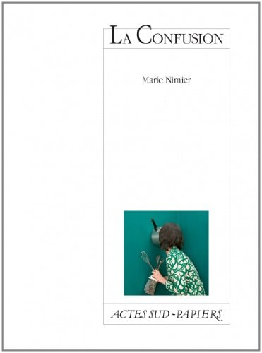 LA CONFUSION, de Marie Nimier | portada del libro