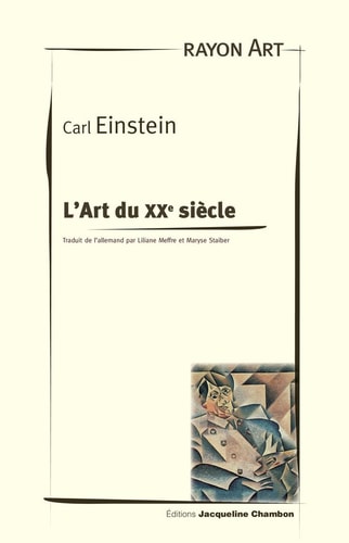 LART DU XXE SIECLE, de Carl Einstein | portada del libro