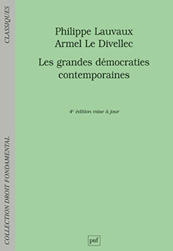 ES GRANDES DEMOCRATIES CONTEMPORAINES, de Philippe Lauvaux | portada del libro