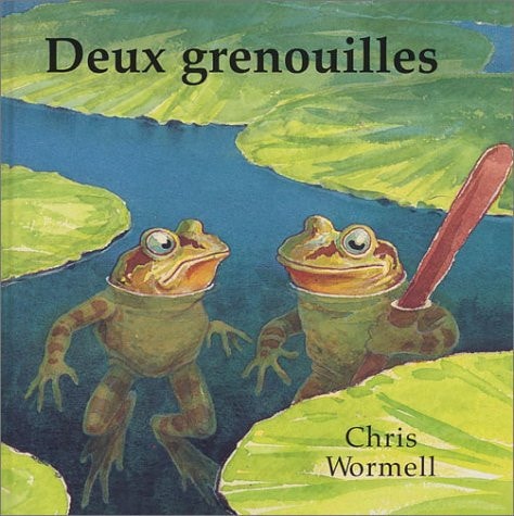 EUX GRENOUILLES, de Christopher Wormell | portada del libro