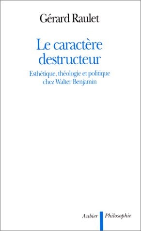 CARACTERE DESTRUCTEUR, de Raulet | portada del libro