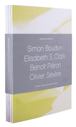 CAHIERS DE RESIDENCE 2010, de Elisabeth Vedrenne | portada del libro