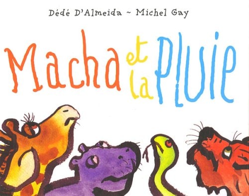ACHA ET LA PLUIE, de Dédé D'Almeida | portada del libro