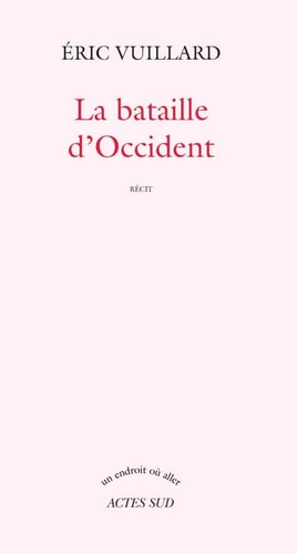 LA BATAILLE DOCCIDENT, de Éric Vuillard | portada del libro