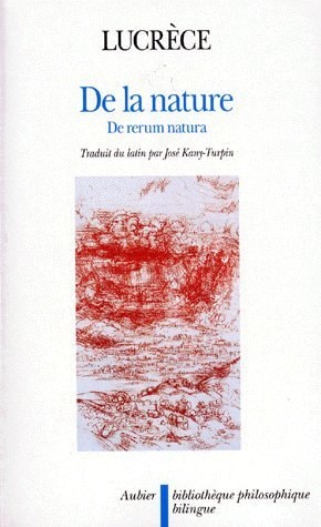 DE LA NATURE (DE RERUM NATURA), de Lucrèce | portada del libro