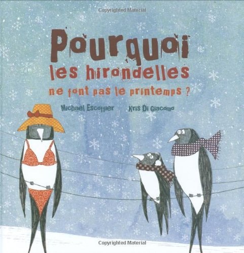 OURQUOI LES HIRONDELLES NE FONT, de Michaël Escoffier | portada del libro