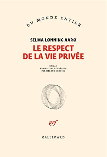 LE RESPECT DE LA VIE PRIVEE, de Selma Lonning Aaro | portada del libro