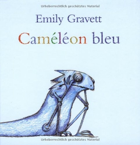 AMELEON BLEU, de Emily Gravett | portada del libro