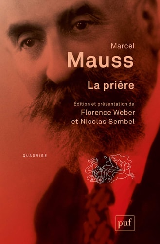 A PRIERE, de Marcel Mauss | portada del libro