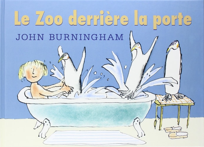 E ZOO DERRIERE LA PORTE, de John Burningham | portada del libro