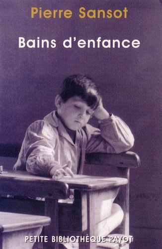BAINS DENFANCE, de Pierre Sansot | portada del libro