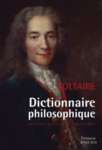 DICTIONNAIRE PHILOSOPHIQUE, de Voltaire | portada del libro