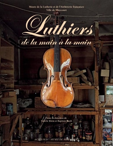 LUTHIERS DE LA MAIN A LA MAIN, de Baptiste Buob | portada del libro