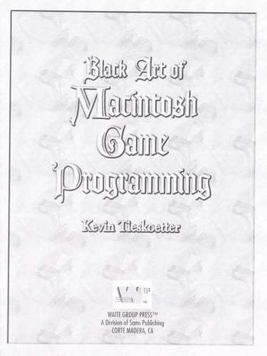 BLACK ART MAC GAME PROGRAM., de TIESKOETTER | portada del libro