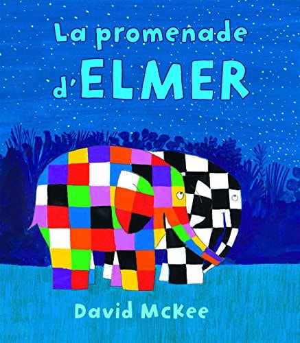 La promenade d'Elmer, de David MacKee | portada del libro