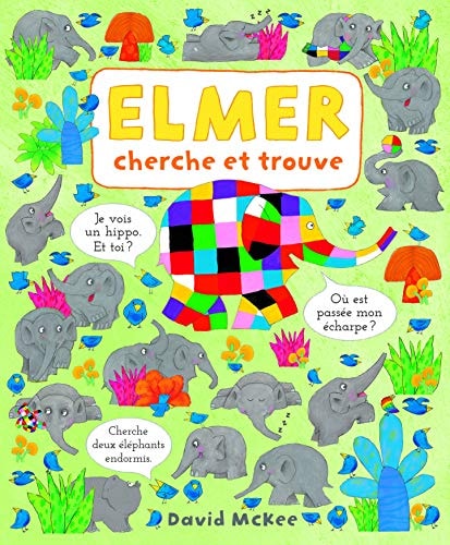 Elmer cherche et trouve, de David MacKee | portada del libro