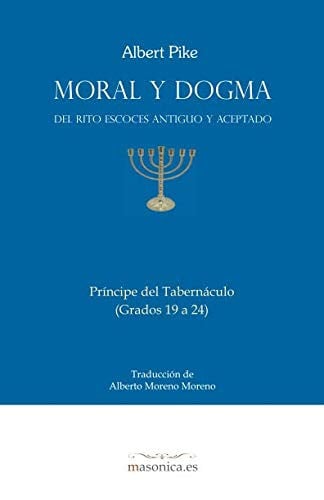 MORAL Y DOGMA (PRINCIPE DEL TABERNACULO), de ALBERT PIKE | portada del libro