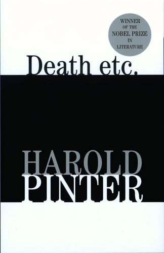 DEATH ETC, de PINTER | portada del libro