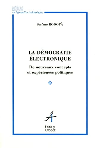 DEMOCRATIE ELECTRONIQUE (LA), de Stefano Rodotà | portada del libro