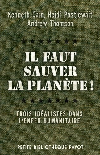 IL FAUT SAUVER LA PLANETE, de Kenneth Cain | portada del libro
