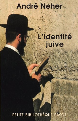 LIDENTITE JUIVE, de Neher | portada del libro
